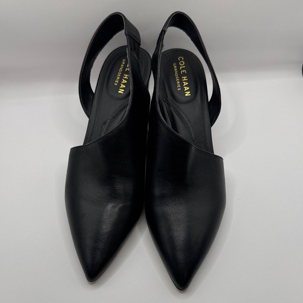 Cole Haan Elegant Black Leather Heels